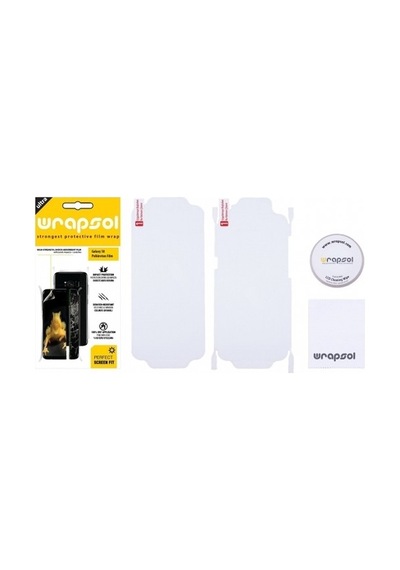 Wrapsol Samsung Galaxy Uyumlu S10+ Plus Ön Arka Ekran Koruyucu Poliure