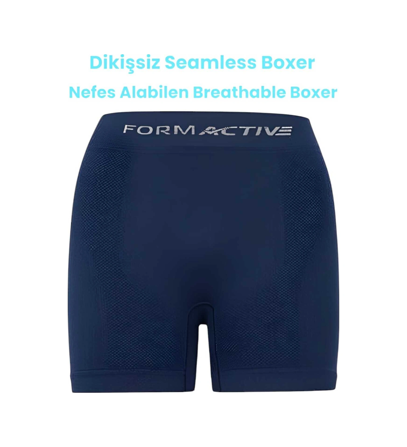 Tezzgelsin Erkek Dikişsiz/seamless Nefes Alabilen Boxer 6 Adet Gri - Lacivert