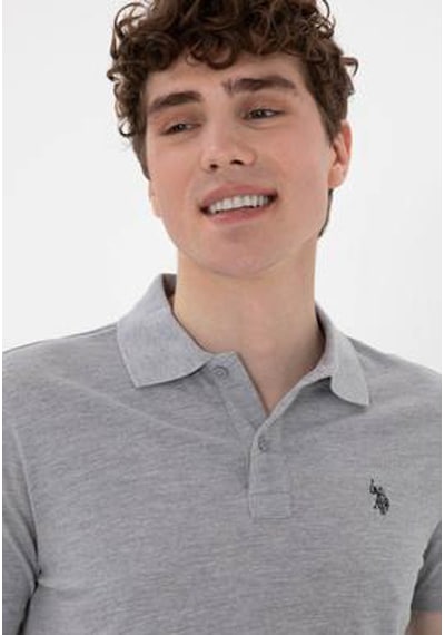 U.s. Polo Assn. Gtp04ıy025 Gri Erkek Polo Yaka T-shirt 2084151 Gri