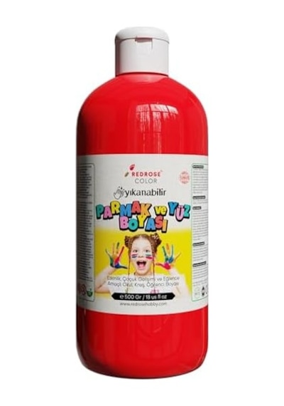 Kırmızı Parmak Boyası 500 Gr Diğer
