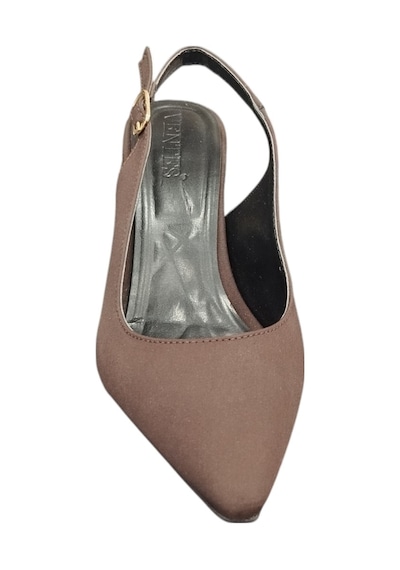 Taşçı Ayakkabı Ventes 878139z Kadın 8cm Kadeh Boyu Sivri Burun Arkası Açık Saten Stiletto Ayakkabı Kahve Taşçı Ayakkabı Ventes 878139z Kadın 8cm Kadeh Boyu Sivri Burun Arkası Açık Saten Stiletto Ayakkabı Kahve