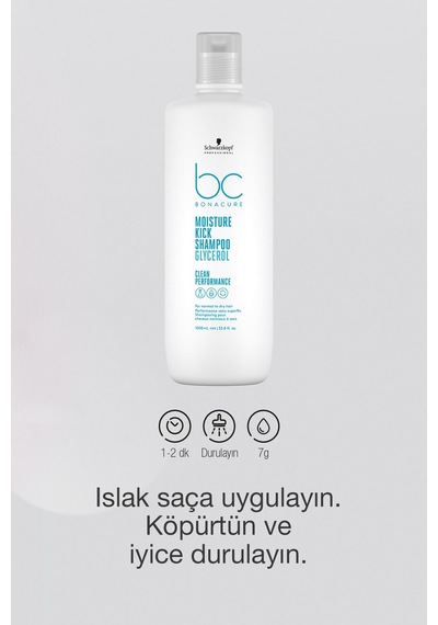 Schwarzkof Bc Clean Nem Yükleme Şampuanı 1 L