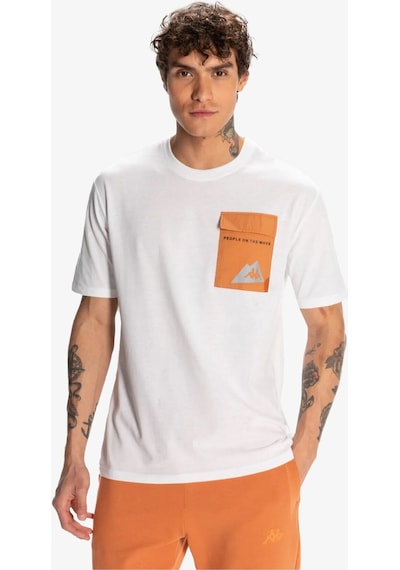 Kappa Maska Erkek Beyaz T-shirt 321w7zw-001 Beyaz