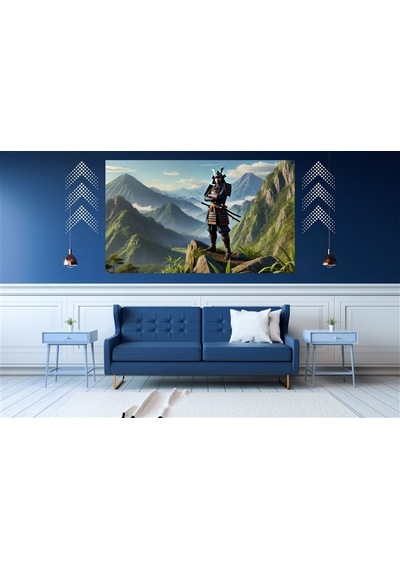 Ti-play Kuş Bakışı 60x90cm Modern Samuray Pvc Çerçevesiz Tablo
