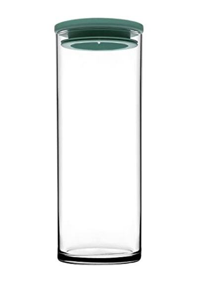 Şeffaf Cam Kavanoz Plastik Kapaklı 120 Cc Kapasite 2.8 L