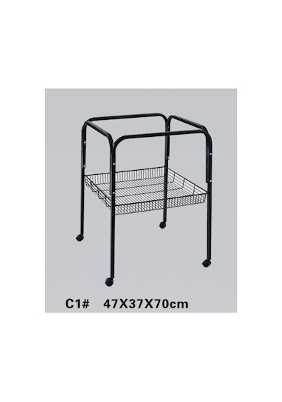 Dayang - 650 - Kafes Ayaklığı 47x37x70cm Sıyah X - Csmo-tex - 1 Adet