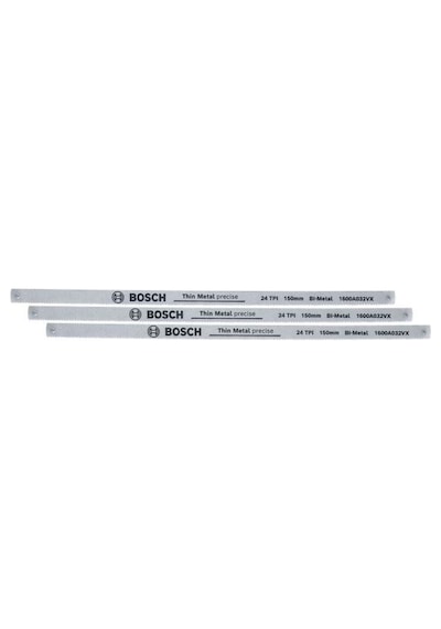 150 Mm 24 Dişli 3 Parça Demir Testeresi Bıçağı, Dayanıklı Yapı