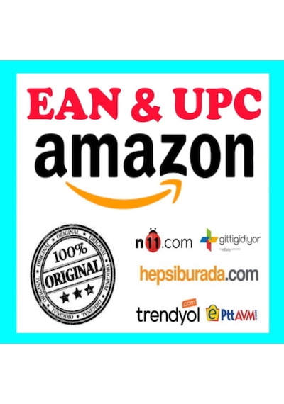 Amazon Barkod Kodu Ean Upc 2500 Adet Gs1 Kayıtlı