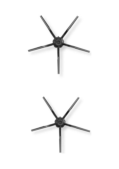 Roborock Uyumlu S6 Maxv / S5 Max / S6pure 2li Yan Fırça Siyah