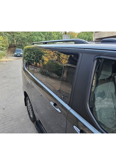 Transit Custom Van Kısa Şase 2025 2026 2027 Portbagaj Tavan Çıtası Siyah