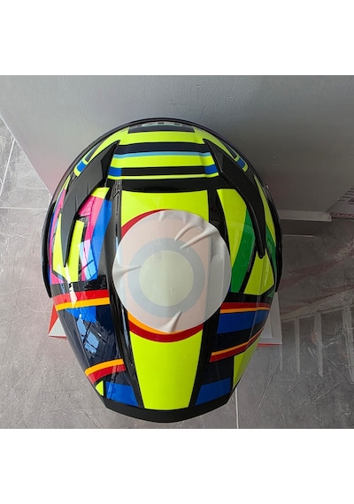 Rhkc Çene Açılır Kask Vizörlü Enso 46 L Çok Renkli