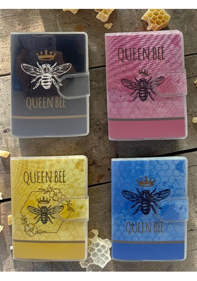 Queen Bee A7 Not Defteri , Çıt Çıtlı Cep Defteri - Siyah