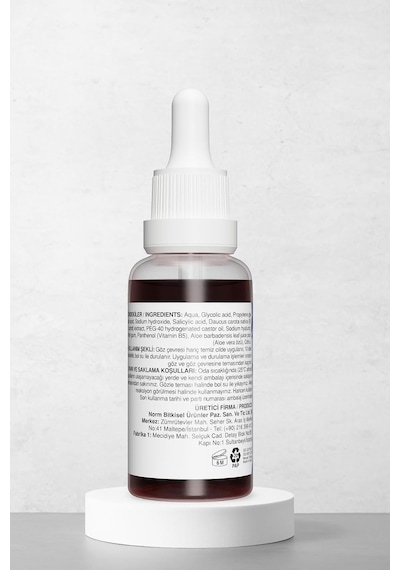 Peeling Serum, 30 Ml, Yüz Bakımı, Tüm Cilt Tipleri İçin