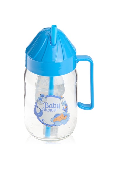 Sarinaa Kulplu Pipetli Bardak - Asorti - 300 Ml Renkli
