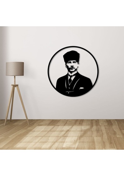 Ölümsüz Lider: Atatürk Metal Duvar Dekoru