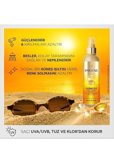 Pantene Pro-v Sunkiss Glow Güneş Koruyucu Saç Spreyi, 200 Ml
