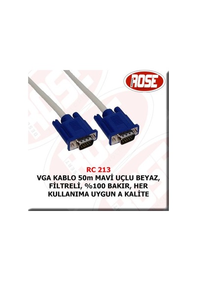 Vga Vga Kablo 50 Metre