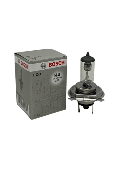 H4 Eco 12v 55/60w P43t Tırnaklı Far Ampulü