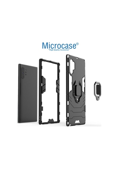Samsung Galaxy Uyumlu Note 10 Plus Batman Serisi Yüzük Standli Kilif 375396604