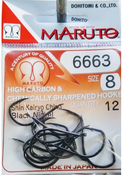 Maruto 6663 Kısa Sap Black Nickel Iğne