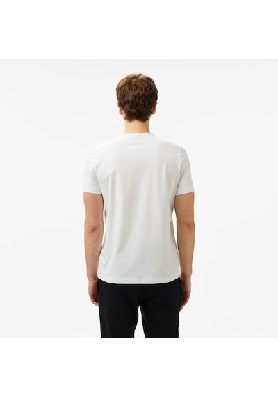 Nautica Nautara Erkek Beyaz Regular Fit T-shirt Düz V55009t Beyaz