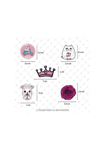 Bdls33 Küçük Boy 10lu Sticker Seti