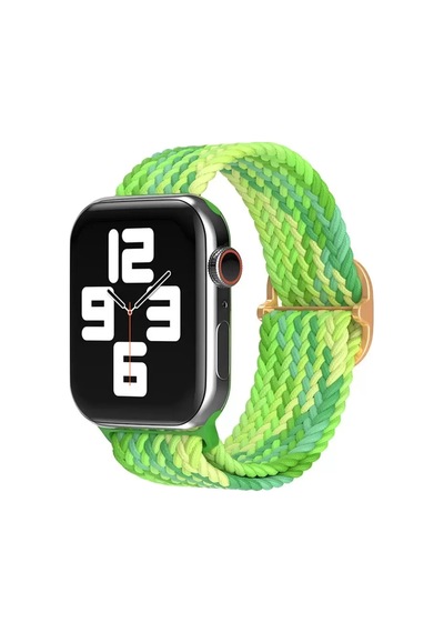 Apple Watch 42mm Uyumlu Star Kordon - Turkuaz-yeşil