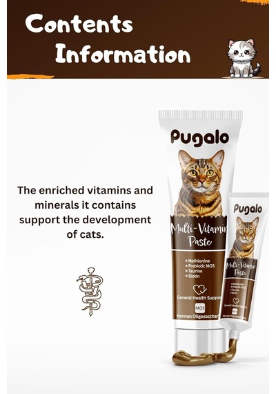 Kedi Multivitamin Paste Prebiotic Ve Biotin Katkılı Kedi Multi Vitamin Macunu 100 Ml