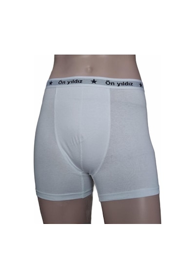 Önyıldız % 100 Pamuk Likralı Erkek Boxer