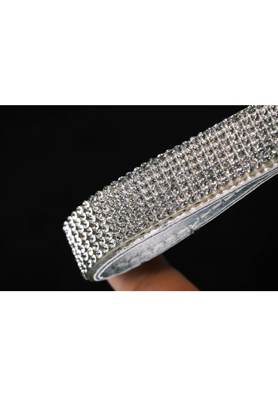 Gümüş Swarovski Taşlı Anahtarlık