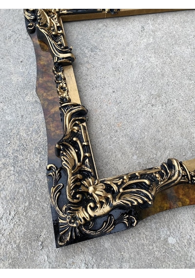 Dekoratif İşlemeli Ahşap Çerçeve 86x66cm 007
