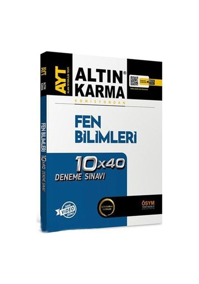 Altın Karma Yayınları Ayt Fen Bilimleri Branş Deneme Yni