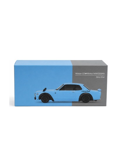 Model Araç 1/64 Nissan Lb Works Hakosuka Baby Blue