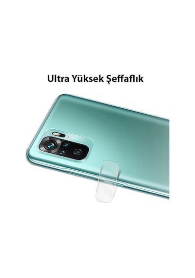 Ally Xiaomi Redmi Note 10 4G Tempered Glass Cam Kamera Koruyucu
