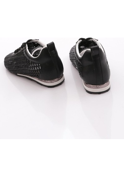 Dgn B0030 Kadin Delikli Casual Ayakkabi Siyah