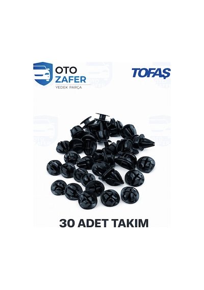 Tofaş Uyumlu Kapı Döşeme Klipsi Şahin Doğan Kartal 30 Adet (488212765)