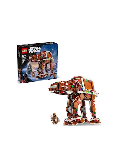 LEGO® Star Wars™ Zencefilli Kurabiye AT-AT™ Walker 40806 –10+ Yaş Çocuklar için Minifigür İçeren Yılbaşı Oyuncak Yapım Seti (697P)
