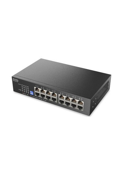 Zyxel Ağ Anahtarı 16 Bağlantı Noktası Yönetilmeyen Gigabit Gs1100-16s