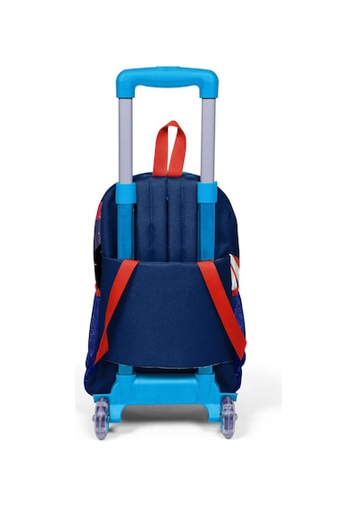 Coral High Kids Saks Mavi Astronot Desenli Çekçekli 3'lü Çanta Seti Set0123924