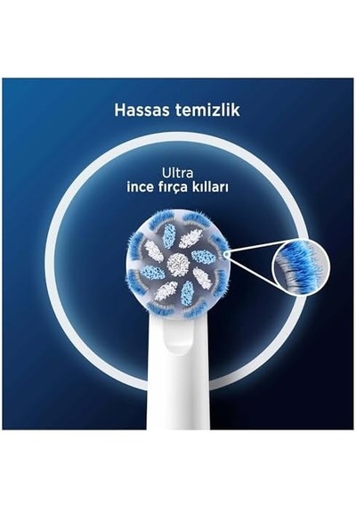 Sensitive X-filament Şarjlı Diş Fırçası Yedek Başlığı 4 Adet