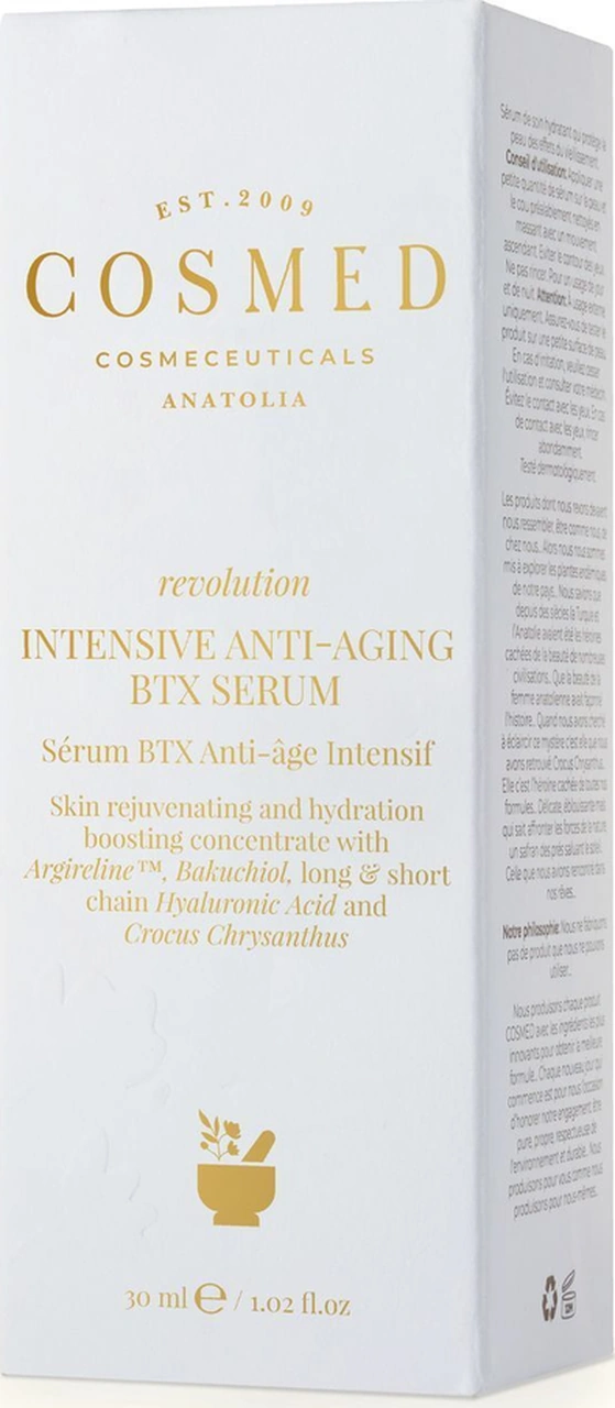 Cosmed Olgun Ciltler İçin ve Yüz Bakım Serumu - Intensive  BTX Serum - 30 ml