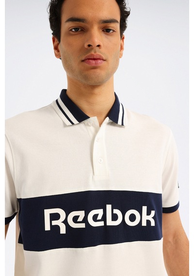 Reebok Lawn Club Polo Ekru Erkek Kısa Kol T-shirt 000000000102204044 Bej