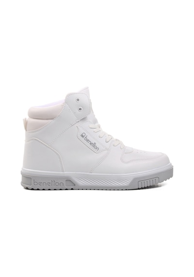United Colors Of Benetton Beyaz Erkek Hi Sneaker Bn-31087 M Beyaz