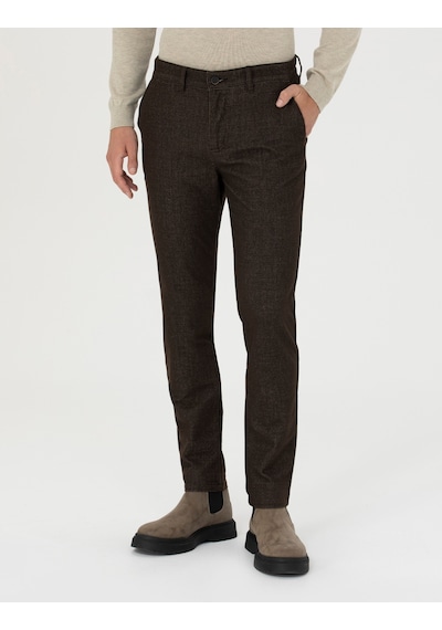 Pierre Cardin Erkek Kahverengi Kanvas / Chino Pantolon 50278130-vr029 Kahverengi