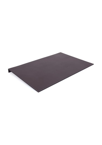 Sümen Kapaksız Masaüstü Tekli Kenar Korumalı Desk Pad Vegan 40x60 Cm.,kahverengi