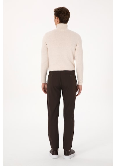 U.s. Polo Assn. Erkek Kahverengi Pantolon Kanvas-chino 50311987-vr029 Kahverengı