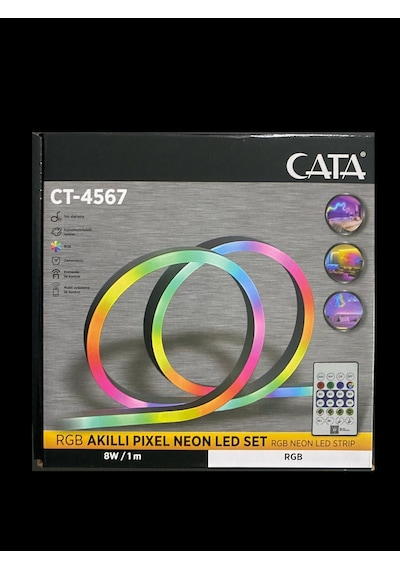 Cata Ct4567 Pıxel Neon Led Set Rgb Usb Girişli 5mt