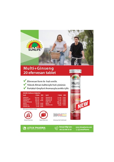 Sunlife Multi +ginseng Multivitamin 20 Tablet