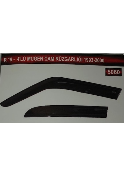 Renault 19 4'Lü Mugen Cam Rüzgarlık Seti