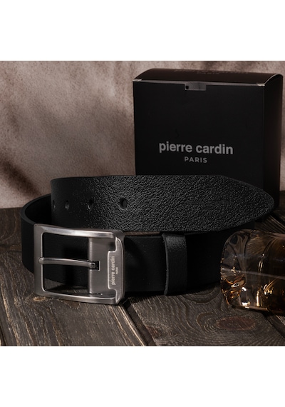 Pierre Cardin Deri Erkek Kemer En 4 Cm Pc-3100 Siyah